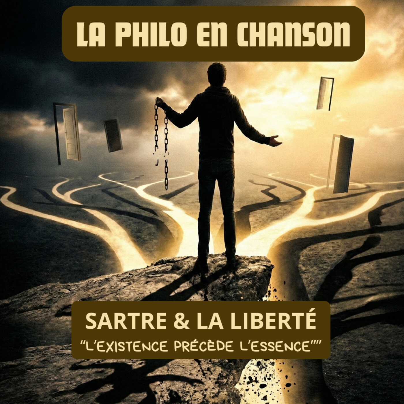 LA PHILO EN CHANSON : SARTRE, LA LIBERTÉ & L'EXISTENTIALISME OU LE FARDEAU DE LA LIBERTÉ episode artwork