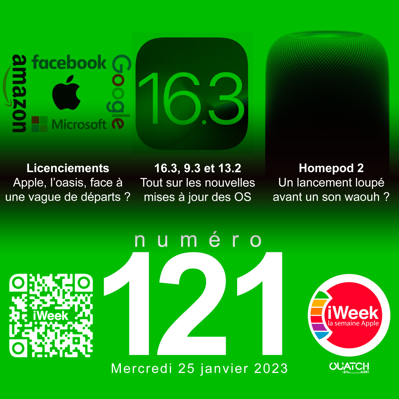 cover of episode iOS / iPadOS 16.3, watchOS 9.3 et macOS 13.2 : tout sur les mises à jour