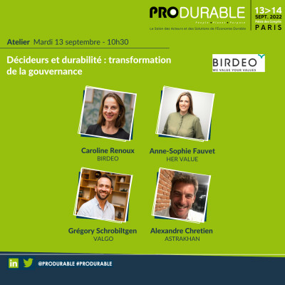 Birdeo - Décideurs et durabilité : transformation de la gouvernance cover