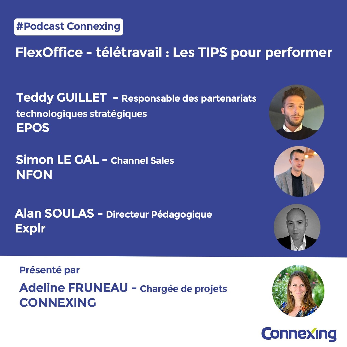 Flex Office - Télétravail : des TIPS pour performer ! Un podcast de Connexing