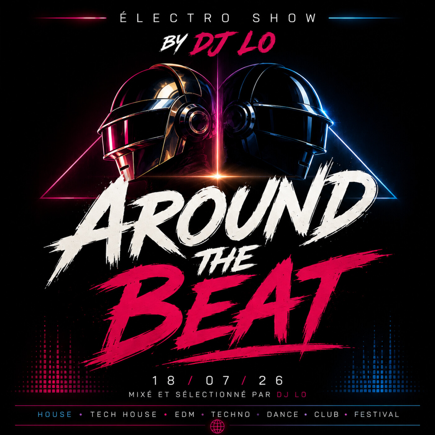 electro show by dj lo around the beat 18/07/26