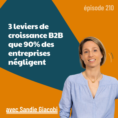 210 - Leviers de croissance B2B : 3 accélérateurs cachés pour augmenter son chiffre d'affaires cover