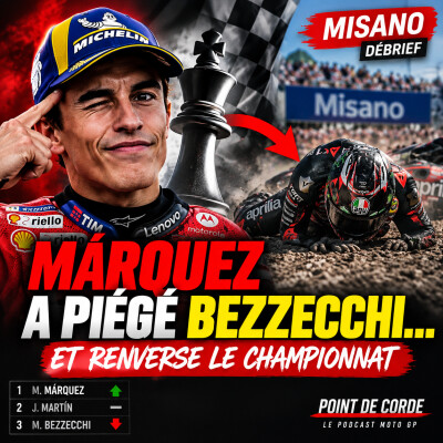 MotoGP Misano : Marc Marquez piège Marco Bezzecchi et renverse le championnat cover