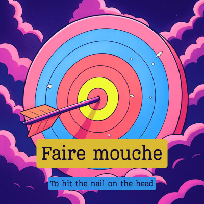 Expression française : "Faire mouche" et les mouches en France cover