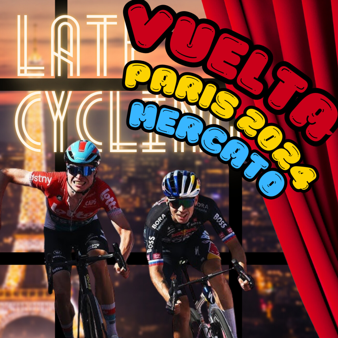LATE CYCLING #116 | VUELTA / Paris 2024 / Mercato episode artwork