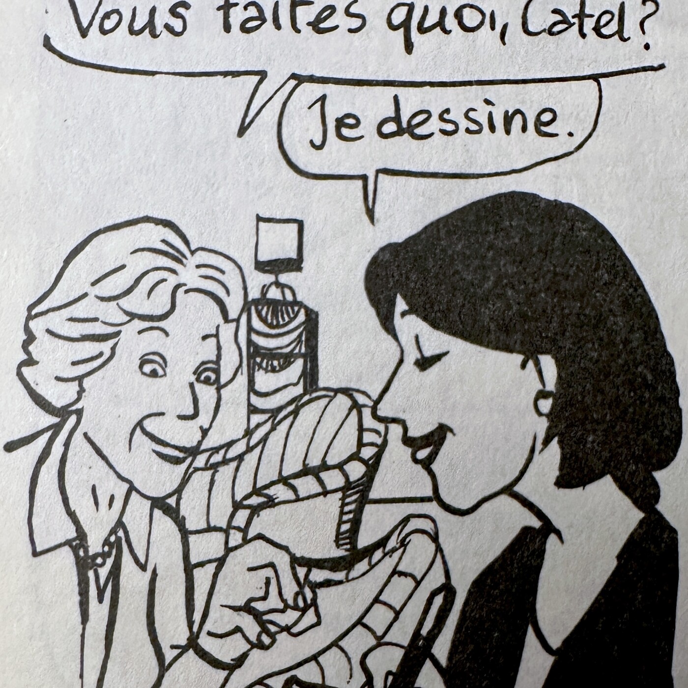 Dans l’atelier BD de Catel