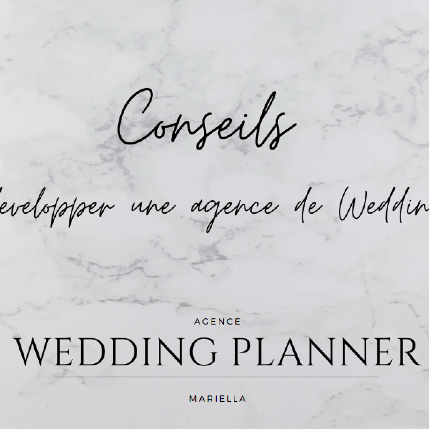 CONSEILS - Créer et developper une agence de wedding planner