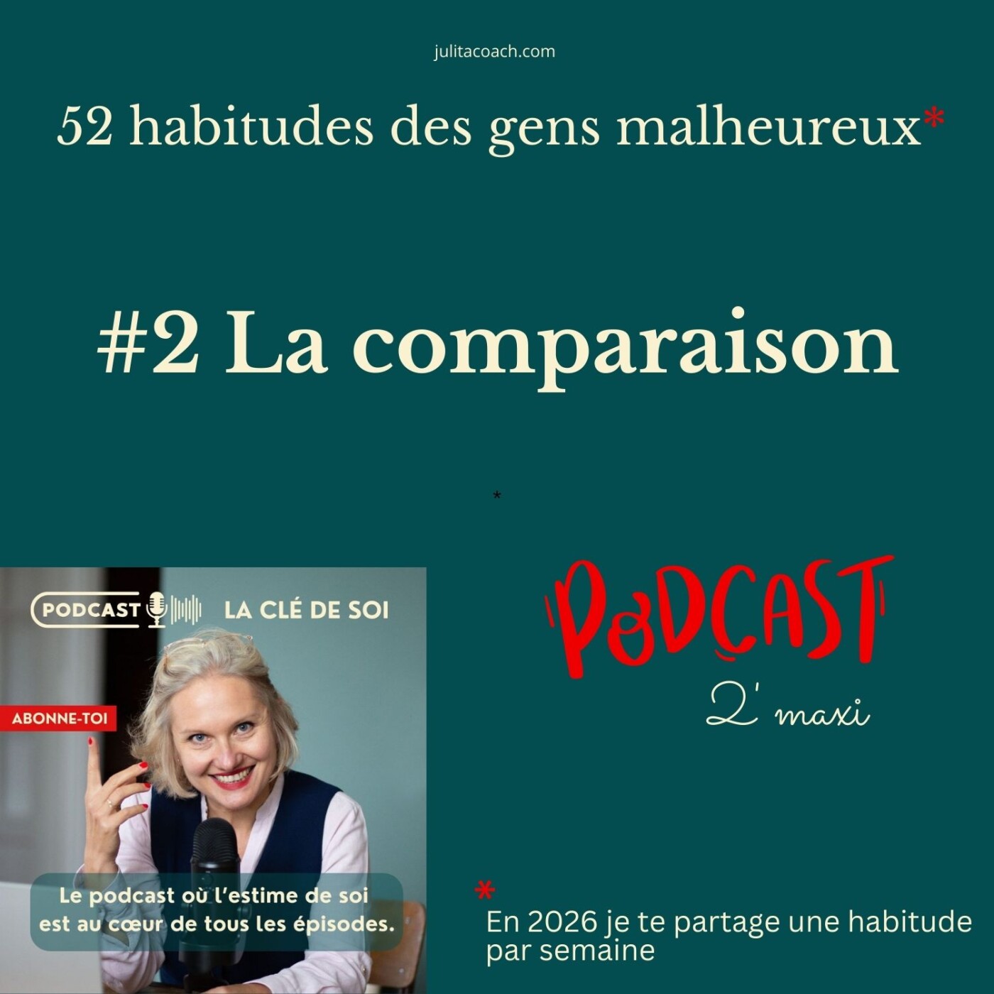 La comparaison, une habitude des gens malheureux #2/52 episode artwork