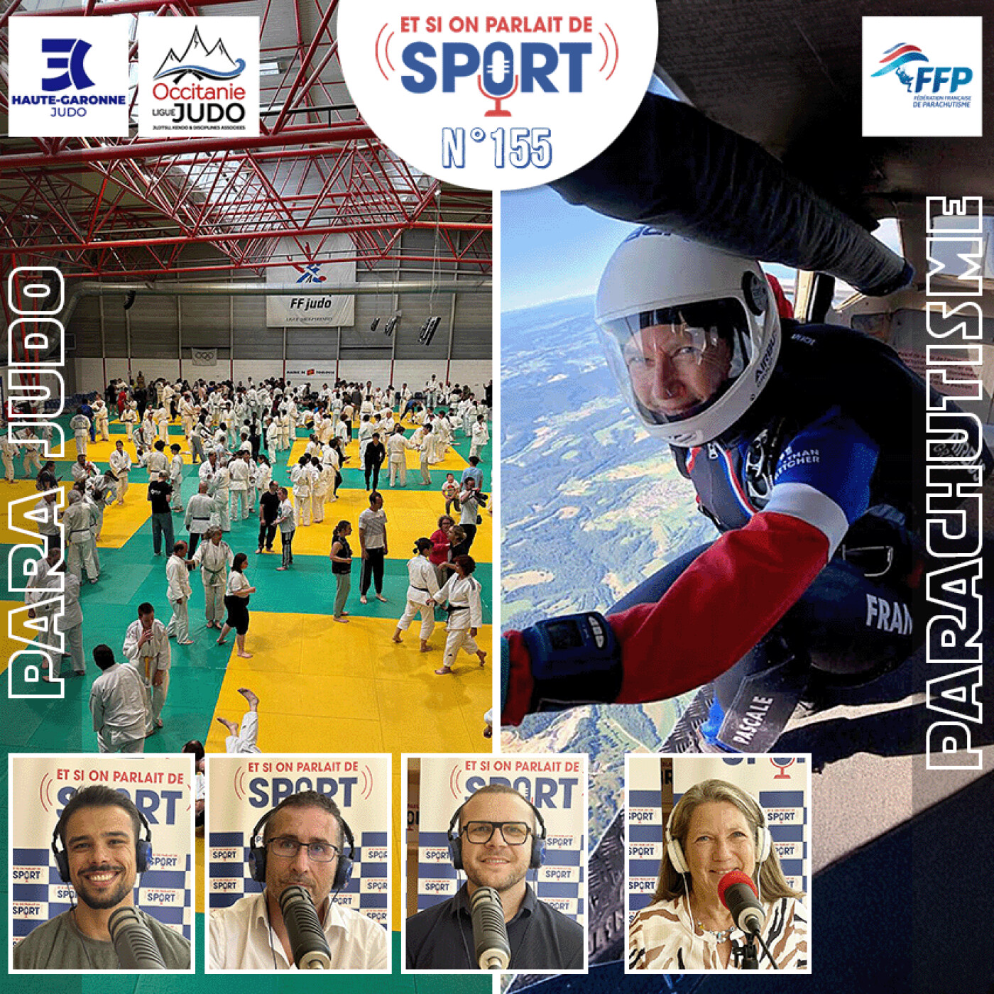 Émission N°155 - Para Judo et Parachutisme sportif episode artwork