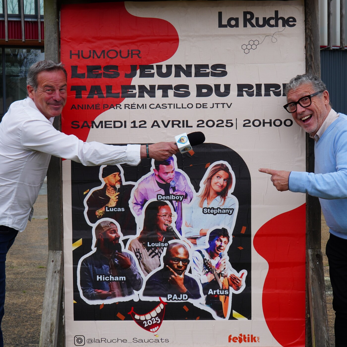 Depuis La Ruche à Saucats, Patrick Darmé nous présente la 1ère édition des Jeunes Talents du Rire qui va s'y tenir ce samedi 12 avril à 20h episode artwork