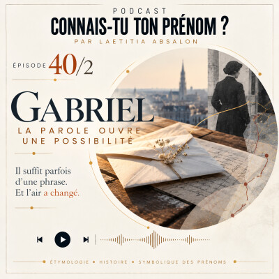 PRÉNOM GABRIEL — Origine, histoire et symbolique de la parole cover