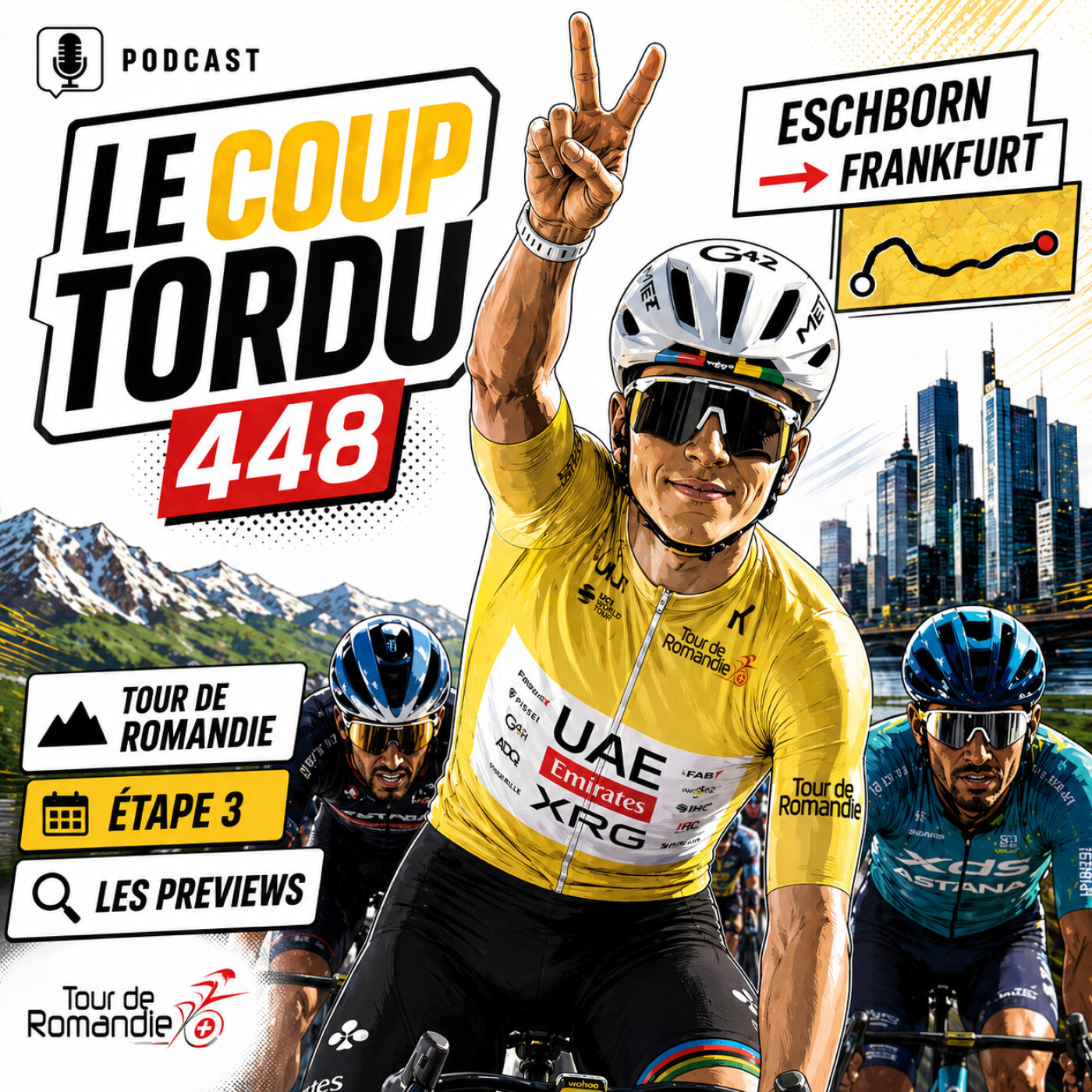 COUP TORDU 448 : TOUR DE ROMANDIE ETAPE 3 + ESCHBORN FRANFKURT episode artwork