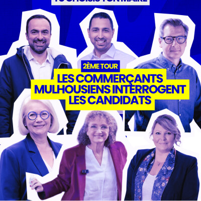 Les commerçants mulhousiens interrogent les candidats du second tour des municipales - Matinale du commerce cover