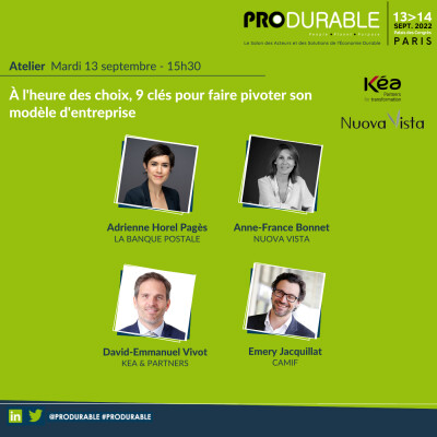 Kéa Partners / Nuova Vista - A l'heure des choix, 9 clés pour faire pivoter son modèle d'entreprise cover