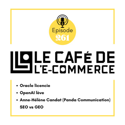 261 - Oracle licencie,  OpenAI lève, Anne-Hélène Candat (Panda Communication) SEO vs GEO cover