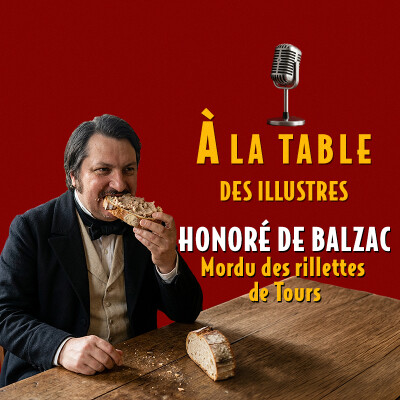 À la table de Honoré De Balzac, mordu des rillettes de Tours - Podcast d'histoire et de gastronomie cover