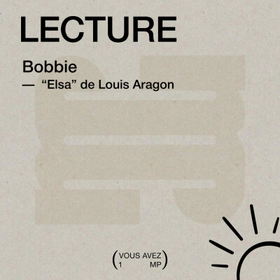 ☀ LECTURE ☀ "Elsa" d'Aragon par Bobbie cover