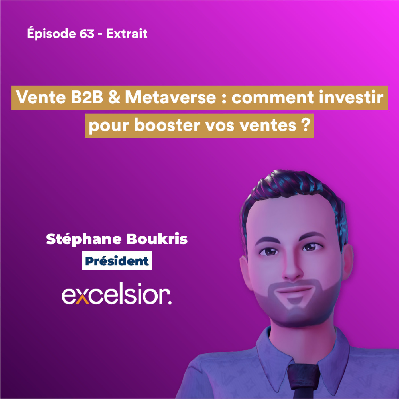 ✍️ Vente B2B & Metaverse : comment investir pour booster vos ventes ? avec Stéphane Boukris episode artwork