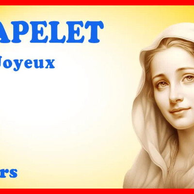 CHAPELET 🙏 Samedi 9 Mars - Mystères Joyeux #carême cover