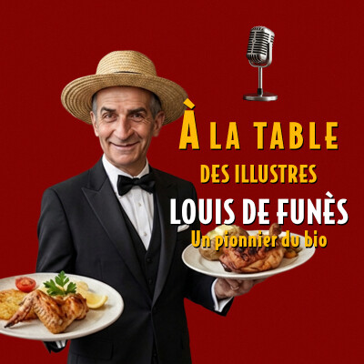 À la table de Louis De Funès, un pionnier du bio - Podcast d'histoire et de gastronomie cover