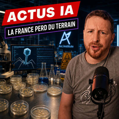 L'IA crée des virus, mange les ressources, va dans l'espace... et la France perd ! cover